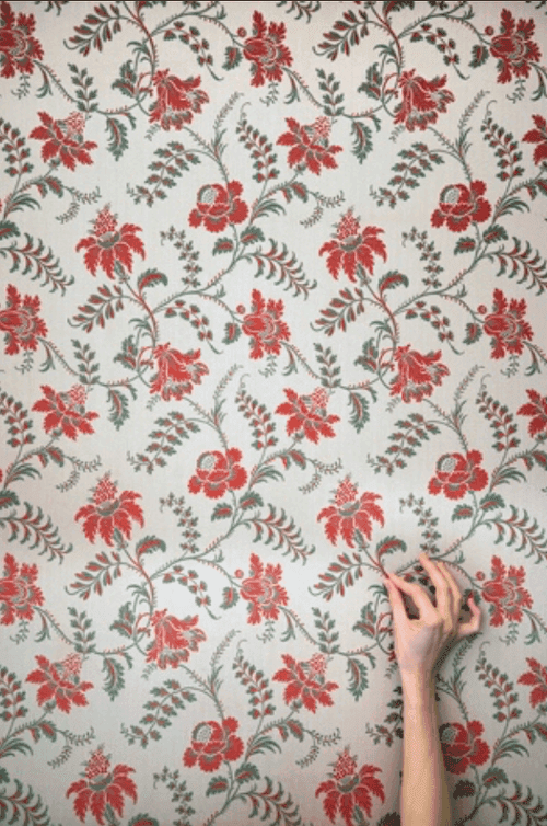 Julien Spiewak: Fabric with floral decoration, Carole. Prince’s Palace of Monaco, 2018. (Edition 1/5), 2018