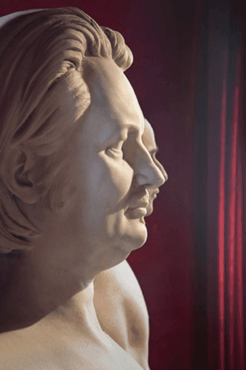 Julien Spiewak: Portrait of Honoré de Balzac in marble by Pierre-Jean David known as David d’Angers (1844), Julien. House of Balzac (Paris, France), 2020. (Edition 2/5), 2020