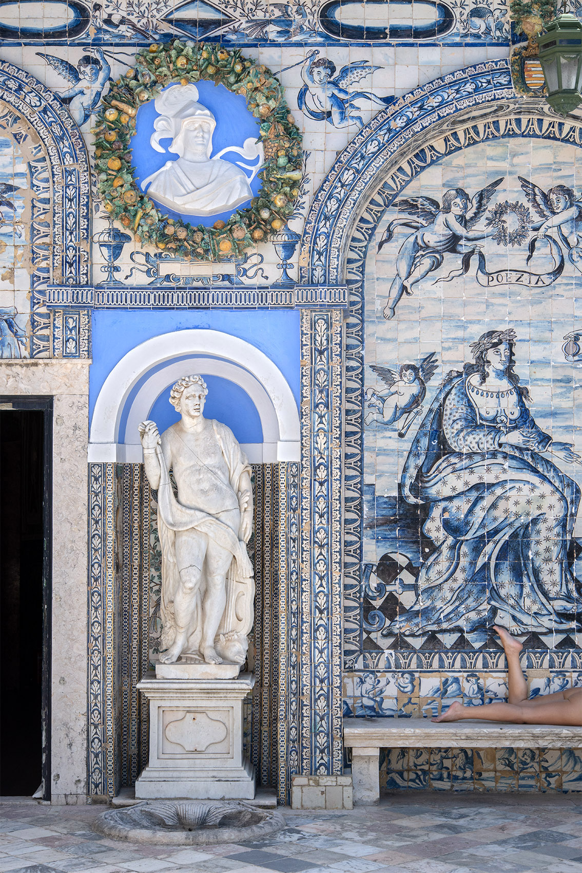 Julien Spiewak: Apollo, sculpture, 17th century, Ewa. Fronteira Palace (Portugal). 2026