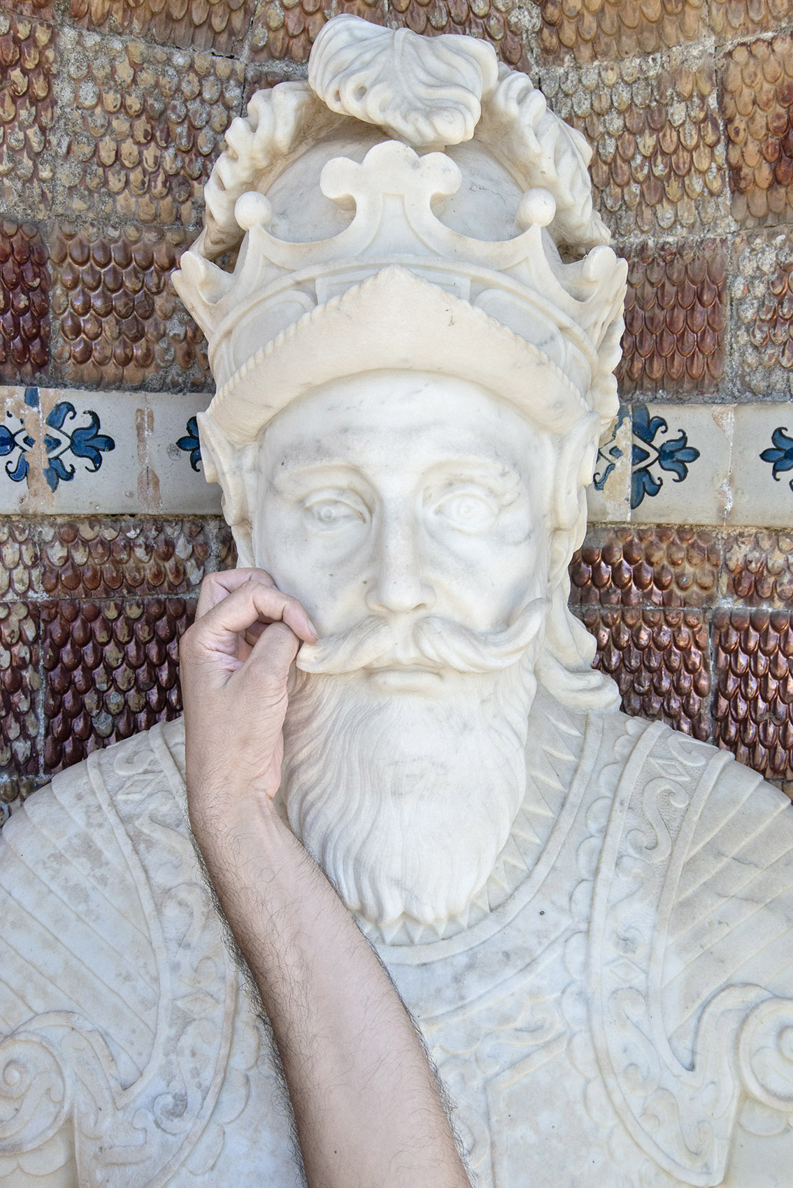 Julien Spiewak: Bust of the King of Portugal, D. Afonso III, Nuno. Fronteira Palace (Portugal). 2026