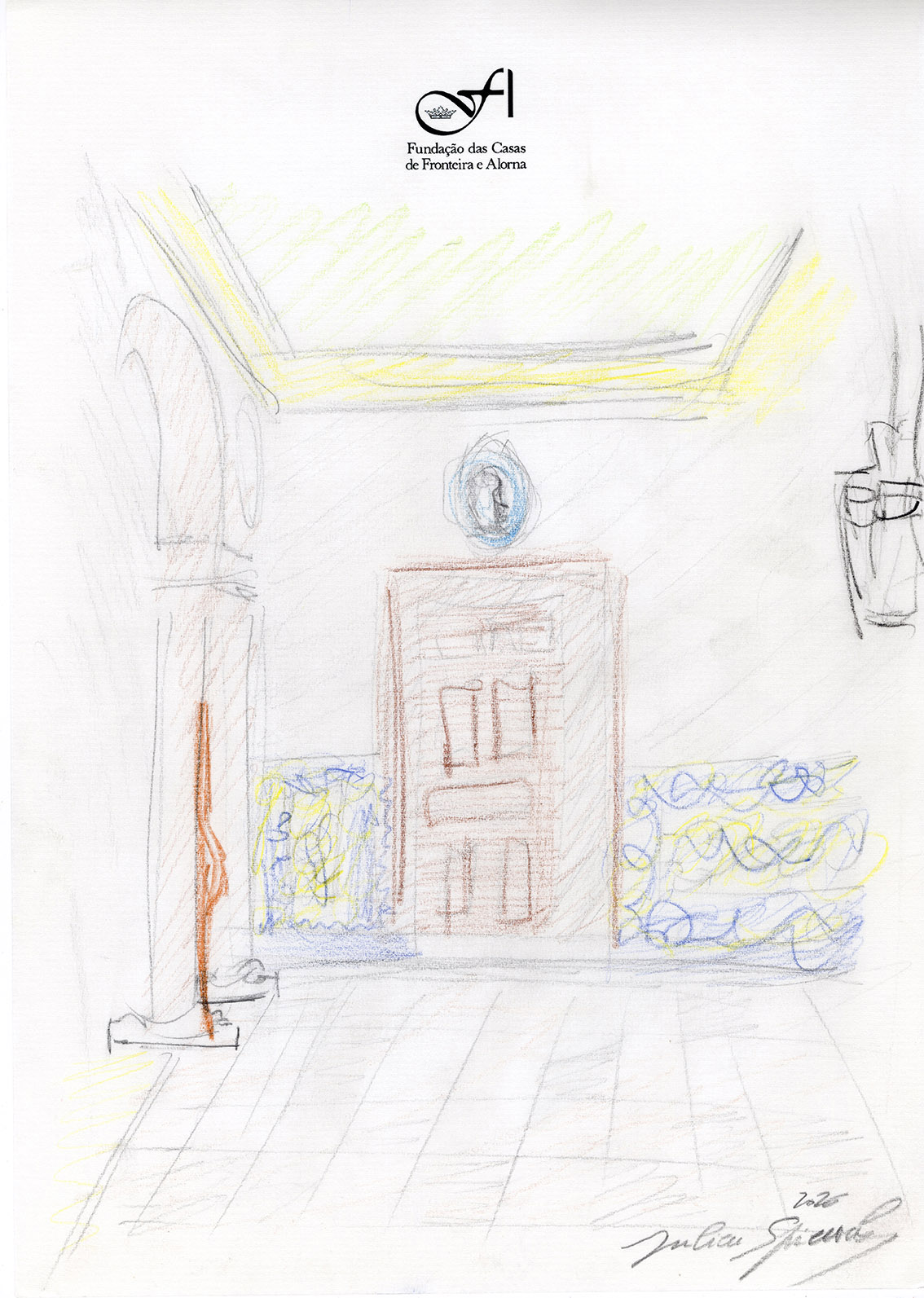 Julien Spiewak: Preliminary sketch. Fronteira Palace (Portugal). 2026