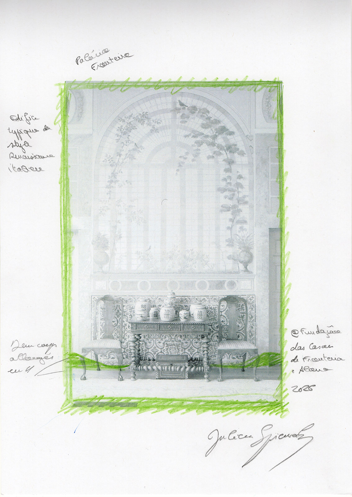 Julien Spiewak: Preliminary study. Fronteira Palace (Portugal). 2026